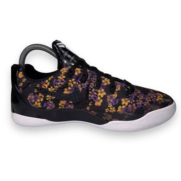 Nike Kobe 9 EM GS 'Floral' Basketball Sneakers 677619-001 Youth 6 Women's 7.5 - Picture 7 of 11